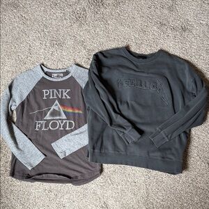 Pink Floyd long sleeve. Metallica Crewneck Sweatshirt